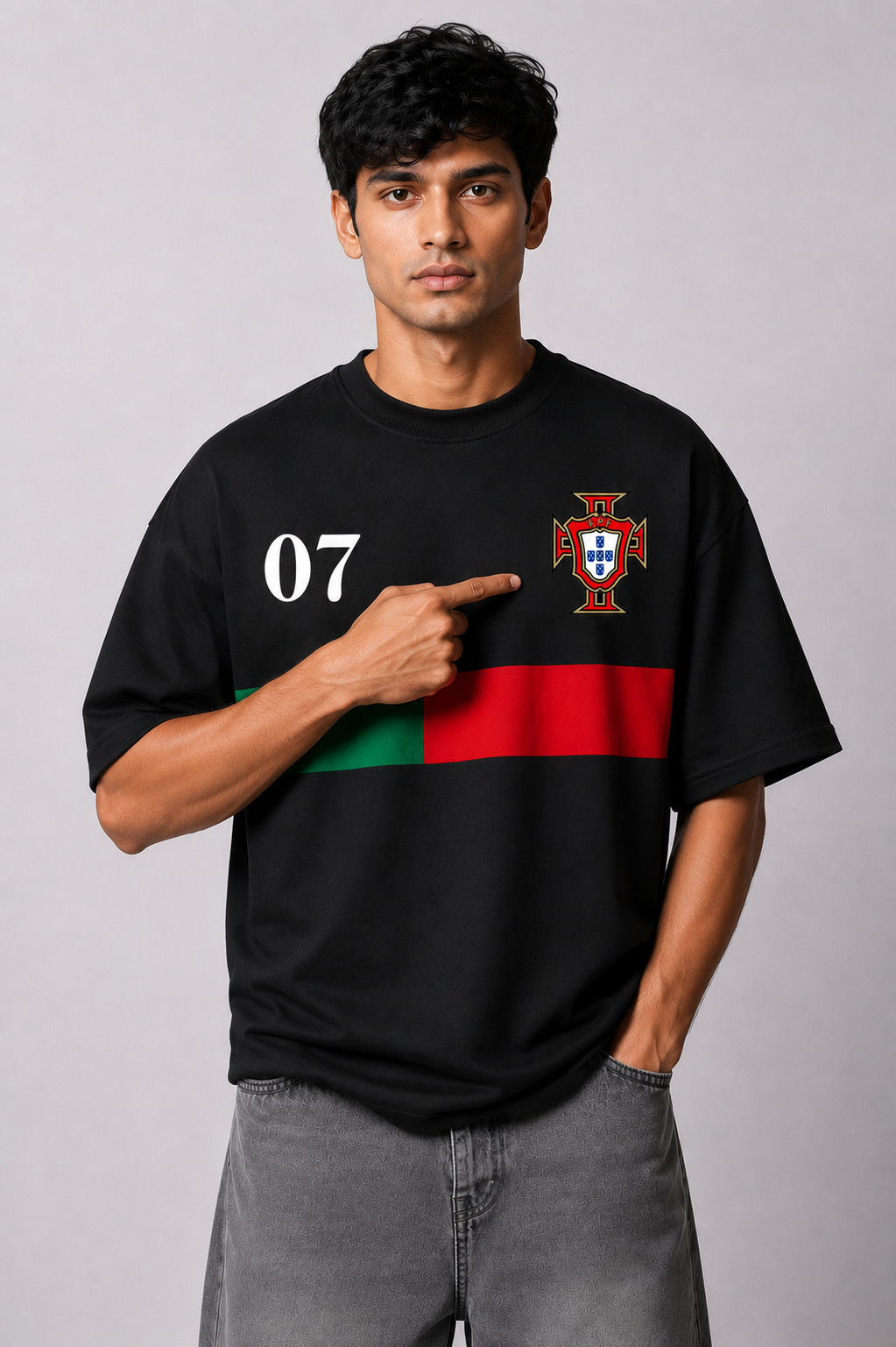 Ronaldo Portugal Oversized T-Shirt