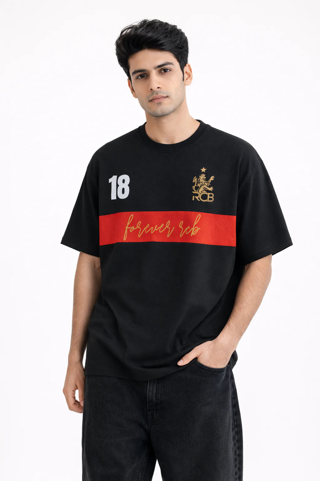 Rcb Forever Oversized Standard T-Shirt