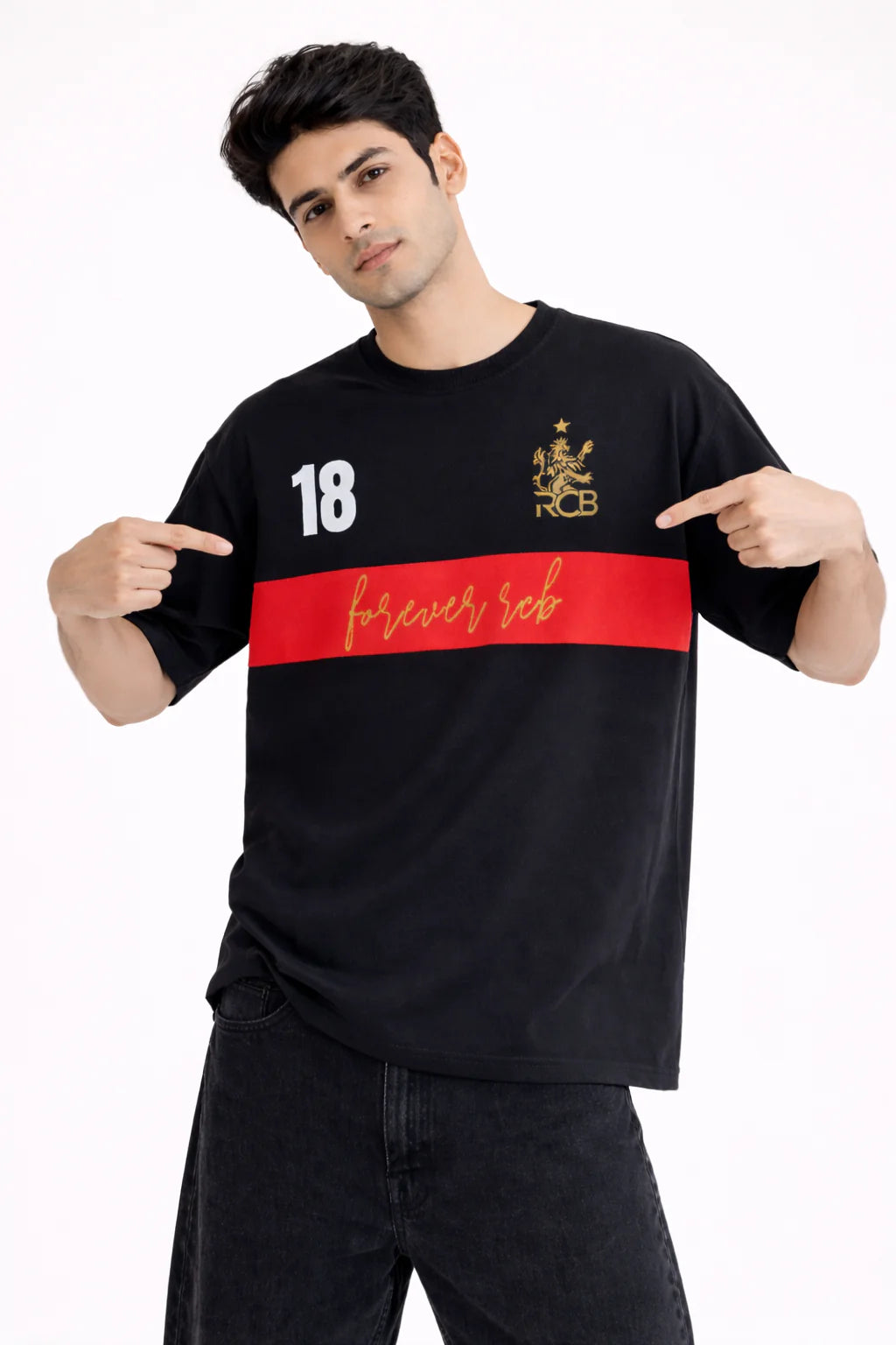 Rcb Forever Oversized Standard T-Shirt