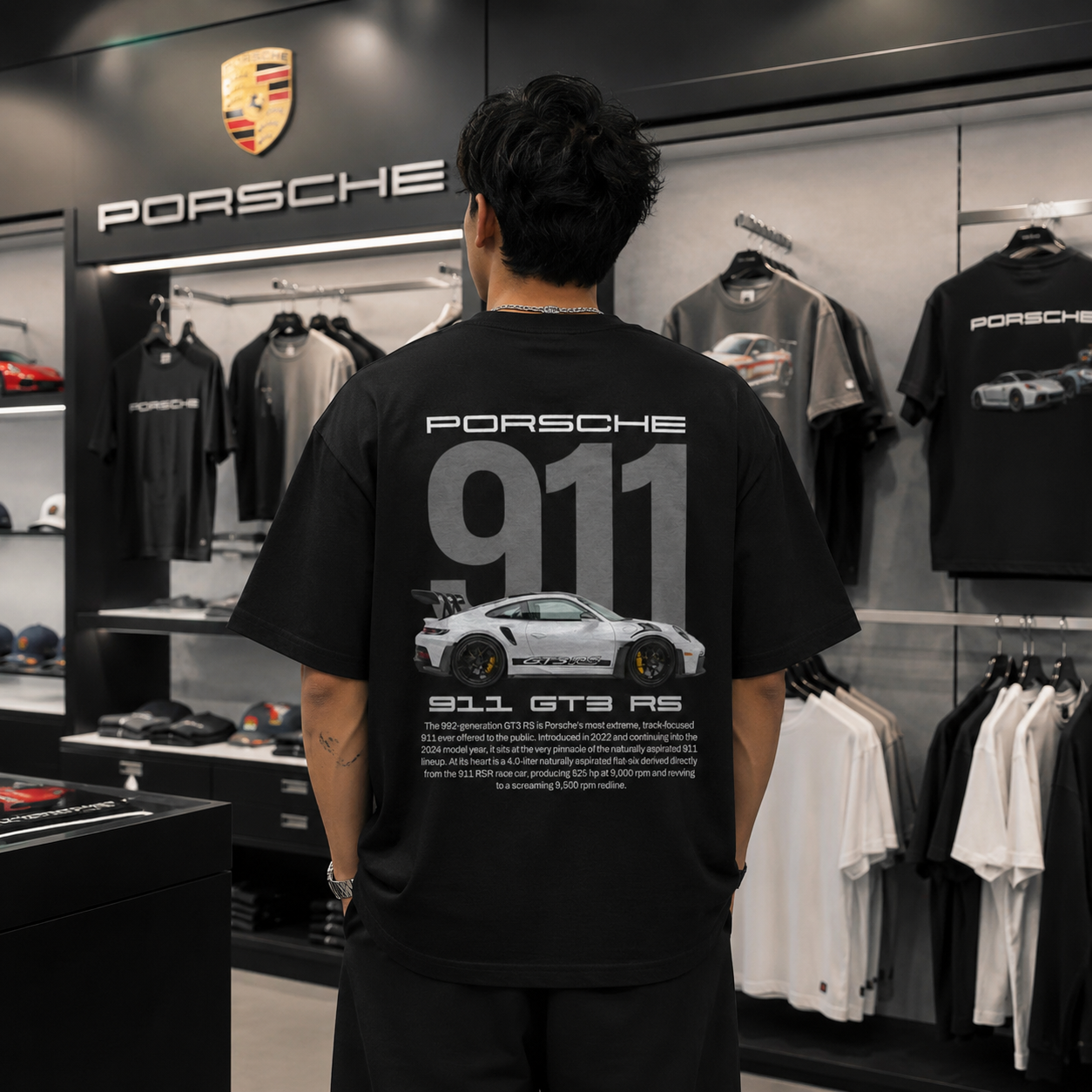 911 GT3 RS – Apex Heritage Oversized Tee