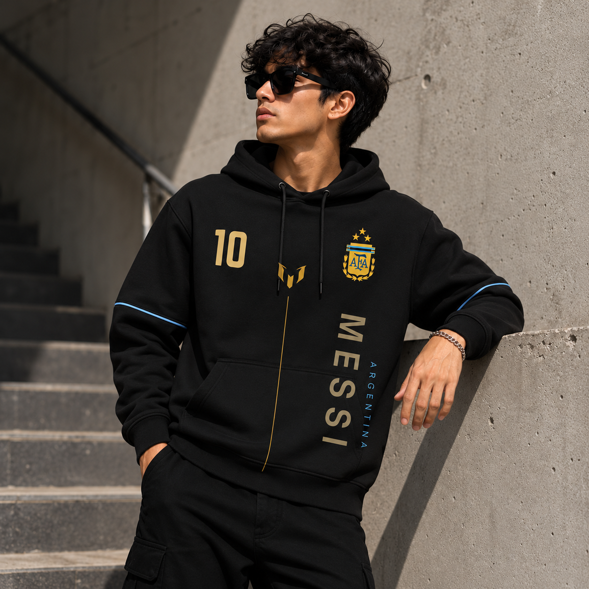 Messi Legacy Hoodie — Argentina Edition