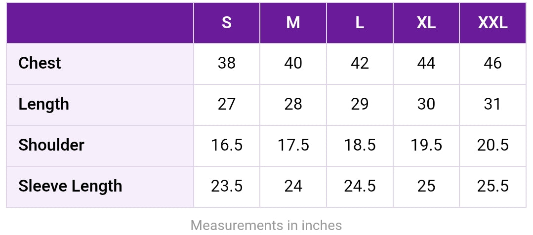 Size Guide