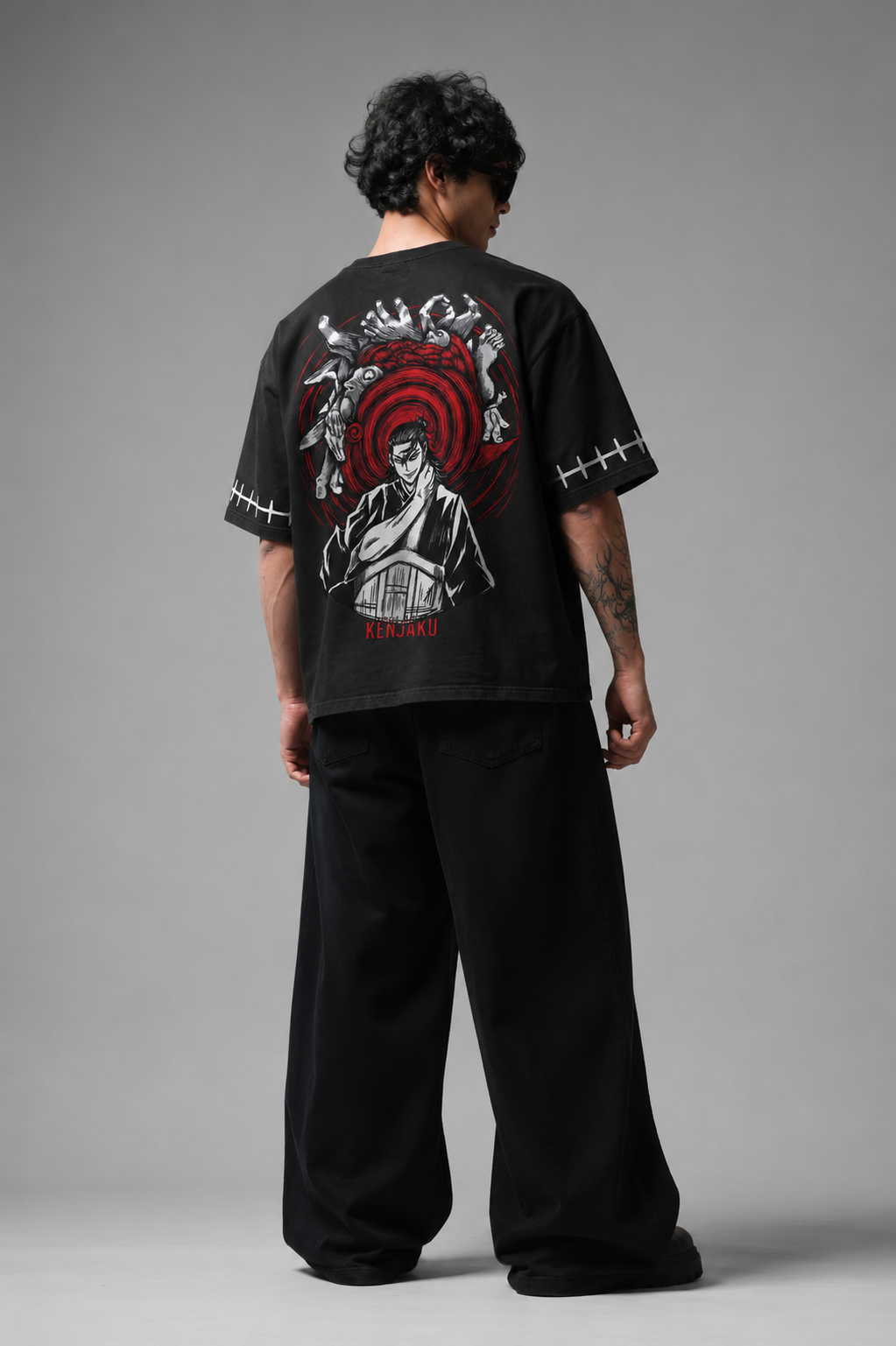 Ronin Rebellion Oversized Black T-Shirt