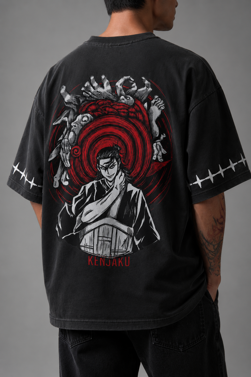 Ronin Rebellion Oversized Black T-Shirt