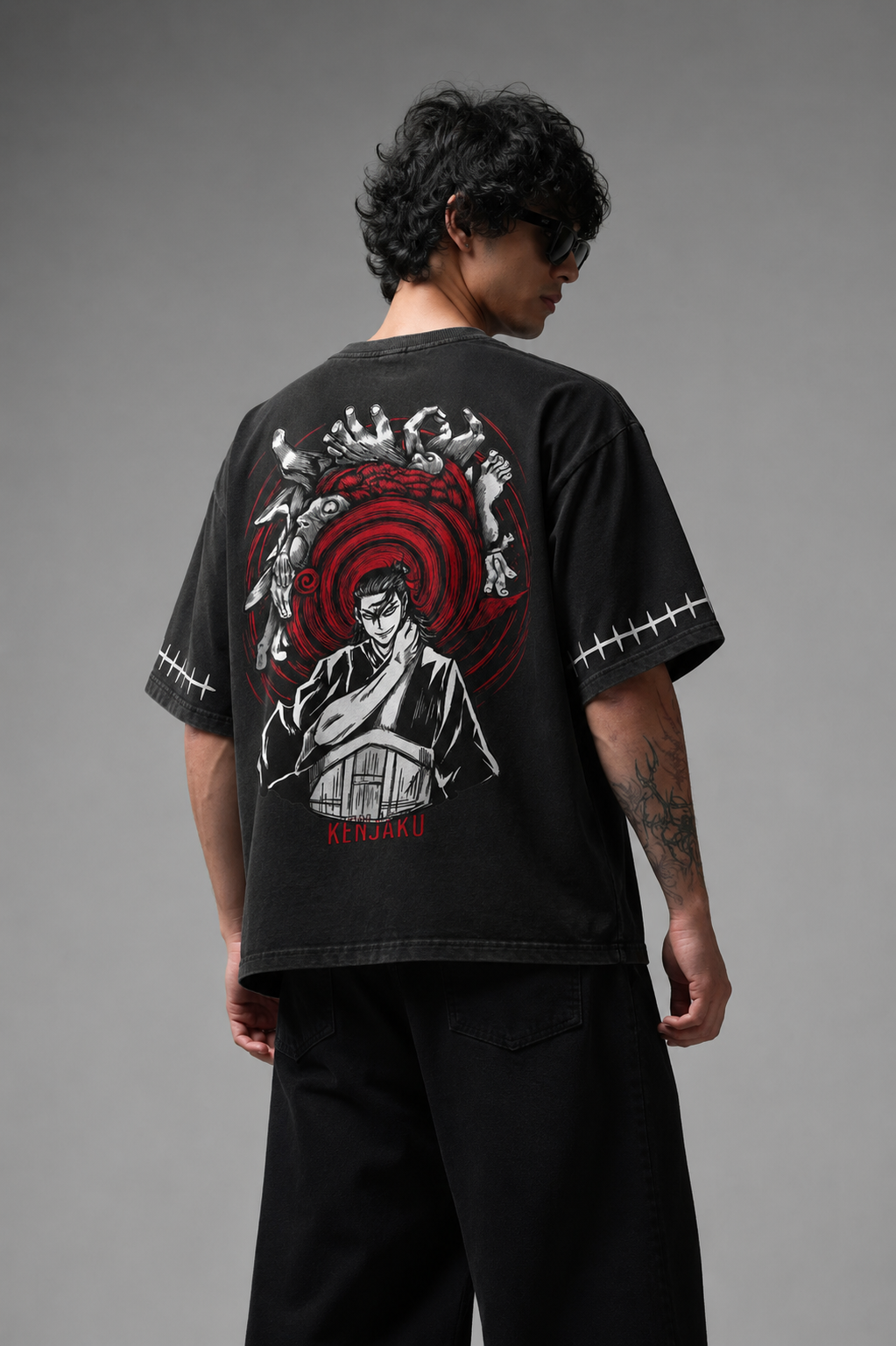 Ronin Rebellion Oversized Black T-Shirt