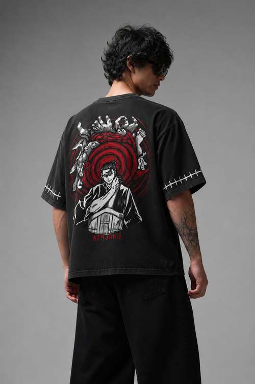 Ronin Rebellion Oversized Black T-Shirt
